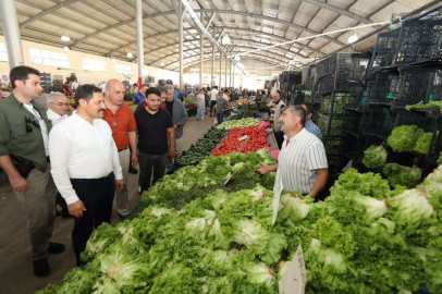 Vali Masatlıdan pazar turu