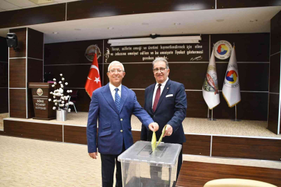 Söke Ticaret Borsasında başkanlar güven tazeledi