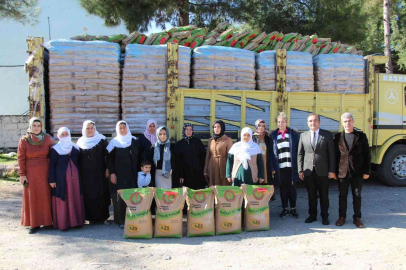 Batmanda kadın çiftçilere 30 ton buğday tohumu dağıtıldı