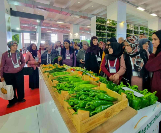 Tarımın sultanları Growtechte inovasyon ürünü teknolojileri görme fırsatı buldu