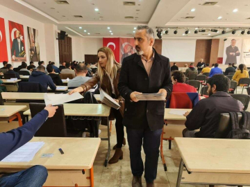 Hatayda istihdam projesinde ilk sınav heyecanı