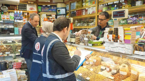 Edirnedeki kuru yemişçilerde yılbaşı öncesi denetim yapıldı