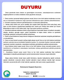 Sinopta fırsatçılığa karşı denetimlere ağırlık verilecek