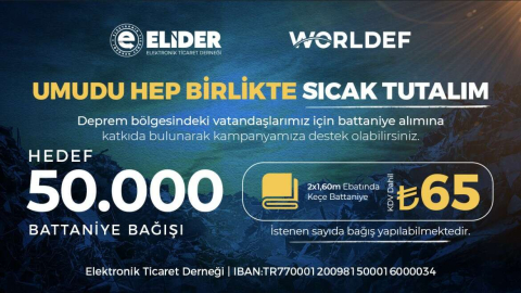 WORLDEF ve ELİDERden ‘Umudu Sıcak Tutalım kampanyası