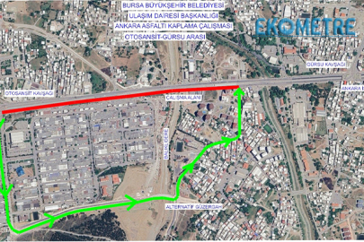 Ankara yolunda trafik düzenlemesi