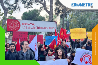 İzmir Bornova laiklik için ayakta